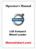 Volvo L30 Compact Wheel Loader Pdf Operator's Manual