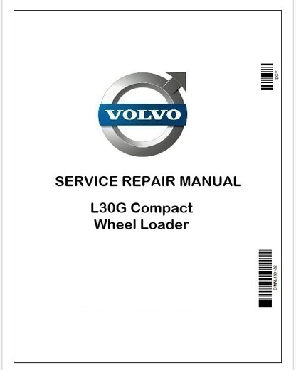 Volvo L30G Compact Wheel Loader Repair Service Pdf Manual
