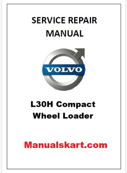 Volvo L30H Compact Wheel Loader Pdf Repair Service Manual