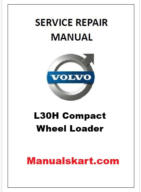 Volvo L30H Compact Wheel Loader Pdf Repair Service Manual
