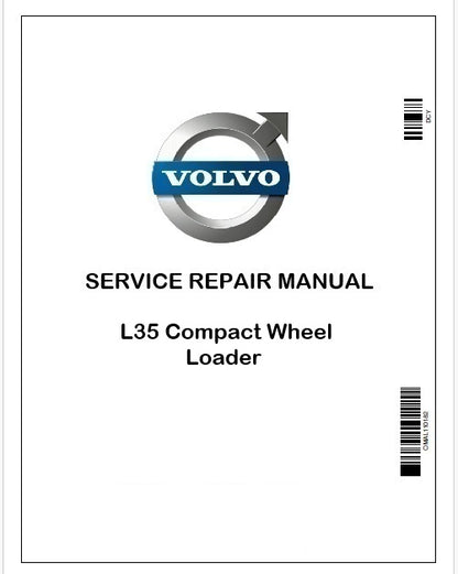 Volvo L35 Compact Wheel Loader Repair Service Pdf Manual