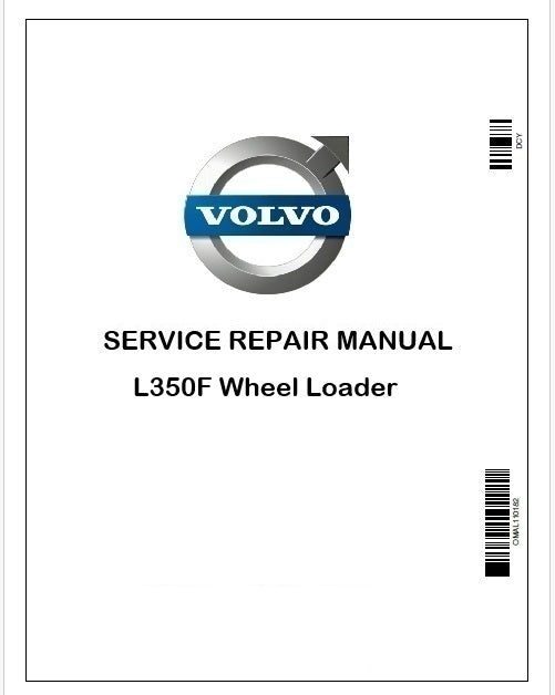 Volvo L350F Wheel Loader Repair Service Pdf Manual