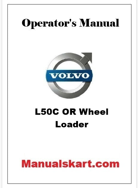 Volvo L50C OR Wheel Loader Pdf Operator's Manual