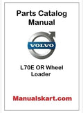 Volvo L70E OR Wheel Loader Pdf Parts Catalog Manual