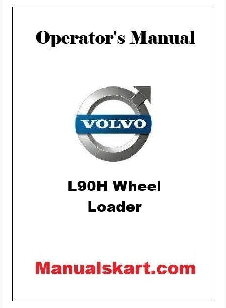 Volvo L90H Wheel Loader Pdf Operator's Manual