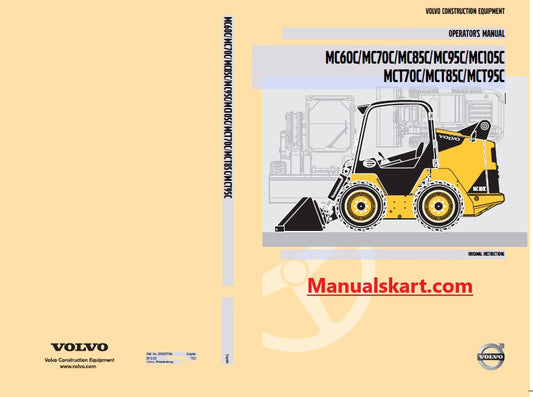 Volvo MC60C, MC70C, MC85C, MC95C, MC105C MCT70C, MCT85C, MCT95C Skid Steer Loader Pdf Operator's Manual