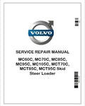Volvo MC60C, MC70C, MC85C, MC95C, MC105C, MCT70C, MCT85C, MCT95C Skid Steer Loader Pdf Repair Service Manual