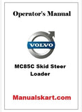 Volvo MC85C Skid Steer Loader Pdf Operator's Manual
