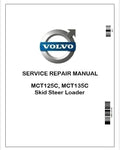 Volvo MCT125C, MCT135C Skid Steer Loader Repair Service Pdf Manual