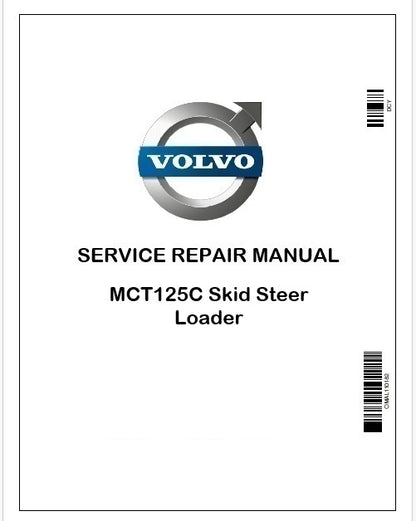 Volvo MCT125C Skid Steer Loader Service Repair Pdf Manual