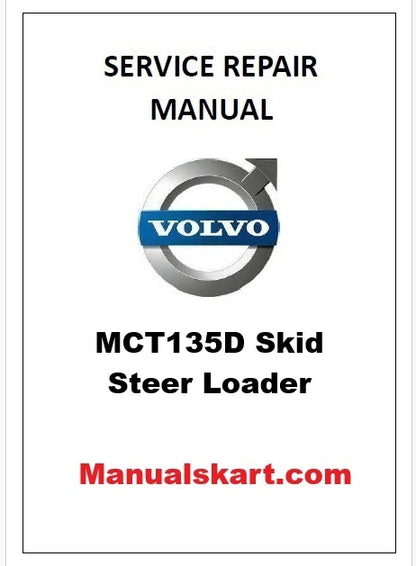 Volvo MCT135D Skid Steer Loader Pdf Repair Service Manual