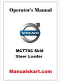 Volvo MCT70C Skid Steer Loader Pdf Operator's Manual