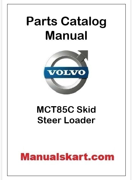 Volvo MCT85C Skid Steer Loader Pdf Parts Catalog Manual