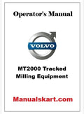 Volvo MT2000 Tracked Milling Equipment Pdf Operator's Manual