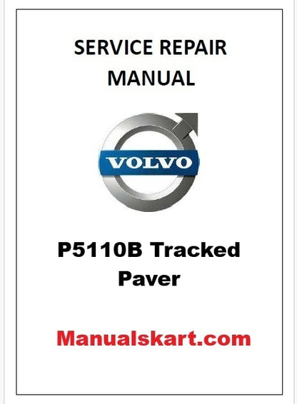 Volvo P5110B Tracked Paver Pdf Repair Service Manual