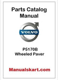 Volvo P5170B Wheeled Paver Pdf Parts Catalog Manual