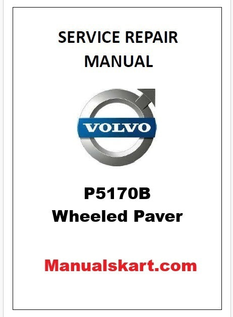Volvo P5170B Wheeled Paver Pdf Repair Service Manual