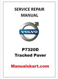 Volvo P7320D Tracked Paver Pdf Repair Service Manual