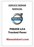 Volvo P8820D LC4 Tracked Paver Pdf Repair Service Manual