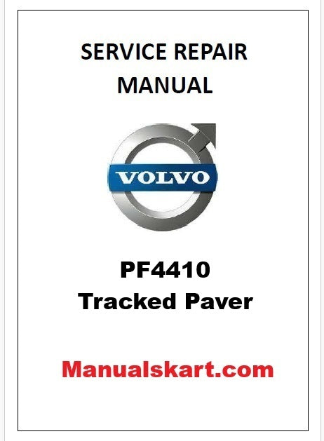 Volvo PF4410 Tracked Paver Pdf Repair Service Manual