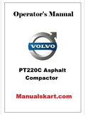 Volvo PT220C Asphalt Compactor Pdf Operator's Manual PID:54039111