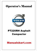 Volvo PT220RH Asphalt Compactor Pdf Operator's Manual