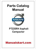 Volvo PT220RH Asphalt Compactor Pdf Parts Catalog Manual