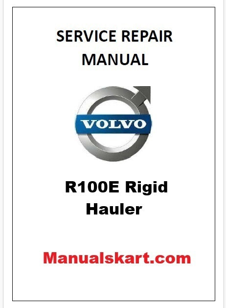 Volvo R100E Rigid Hauler Pdf Repair Service Manual
