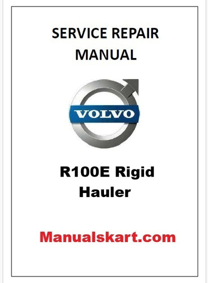 Volvo R100E Rigid Hauler Pdf Repair Service Manual