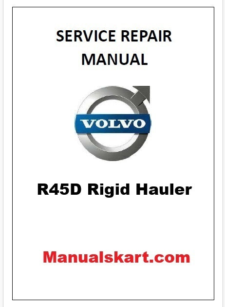 Volvo R45D Rigid Hauler Pdf Repair Service Manual