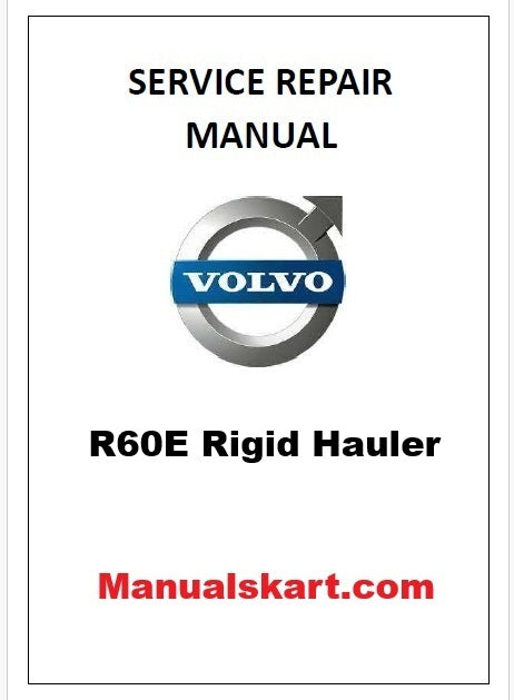 Volvo R60E Rigid Hauler Pdf Repair Service Manual