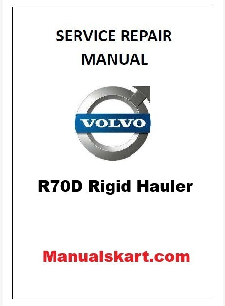 Volvo R70D Rigid Hauler Pdf Repair Service Manual