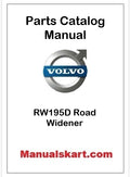Volvo RW195D Road Widener Pdf Parts Catalog Manual