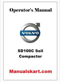 Volvo SD100C Soil Compactor Pdf Operator's Manual
