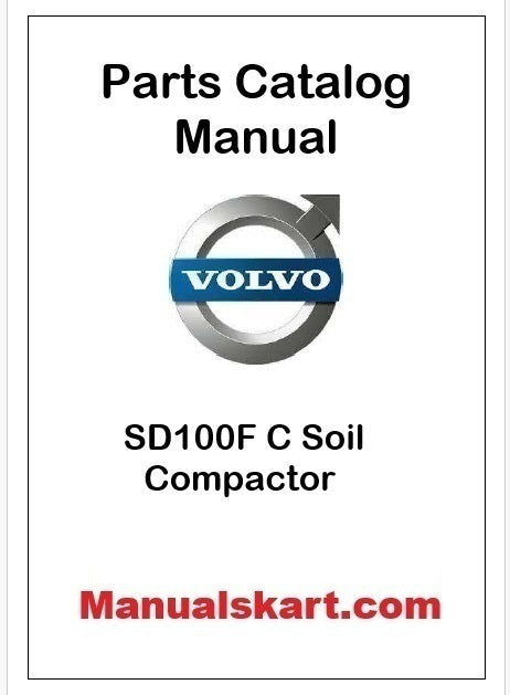 Volvo SD100F C Soil Compactor Pdf Parts Catalog Manual