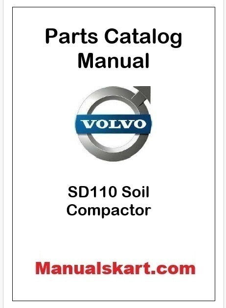 Volvo SD110 Soil Compactor Pdf Parts Catalog Manual