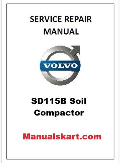 Volvo SD115B Soil Compactor Pdf Repair Service Manual