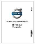 Volvo SD115B Soil Compactor Repair Service Pdf Manual