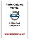 Volvo SD200 Soil Compactor Pdf Parts Catalog Manual