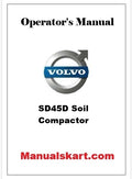 Volvo SD45D Soil Compactor Pdf Operator's Manual