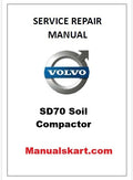 Volvo SD70 Soil Compactor Pdf Repair Service Manual