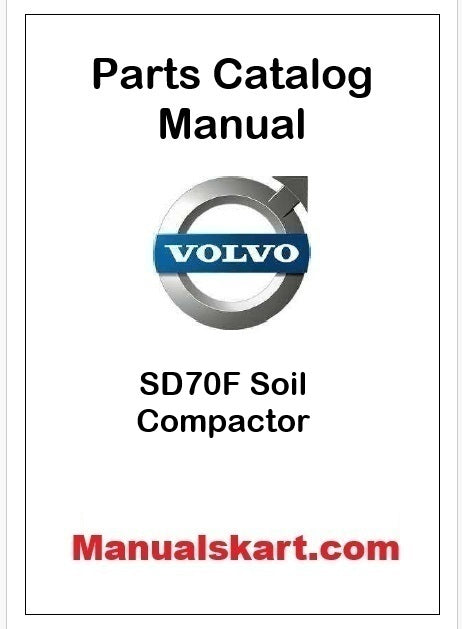 Volvo SD70F Soil Compactor Pdf Parts Catalog Manual