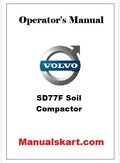 Volvo SD77F Soil Compactor Pdf Operator's Manual