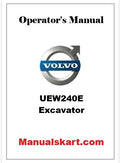 Volvo UEW240E Excavator Pdf Operator's Manual