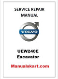 Volvo UEW240E Excavator Pdf Repair Service Manual