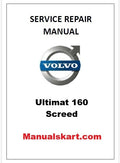 Volvo Ultimat 160 Screed Pdf Repair Service Manual