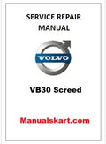 Volvo VB30 Screed Pdf Repair Service Manual