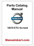 Volvo VB79 ETC Screed Pdf Parts Catalog Manual