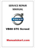Volvo VB88 GTC Screed Pdf Repair Service Manual