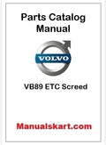Volvo VB89 ETC Screed Pdf Parts Catalog Manual
